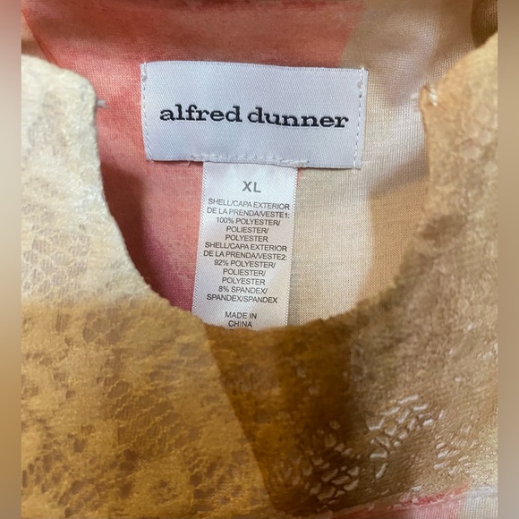 Alfred Dunner Lace Sleeve Shirt - Picture 3 of 4